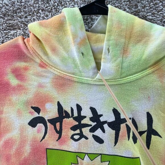 Naruto Shippuden Hoodie Sweatshirt Adult Small Tie Dye Pullover Shonen Jump Logo - Picture 4 of 11